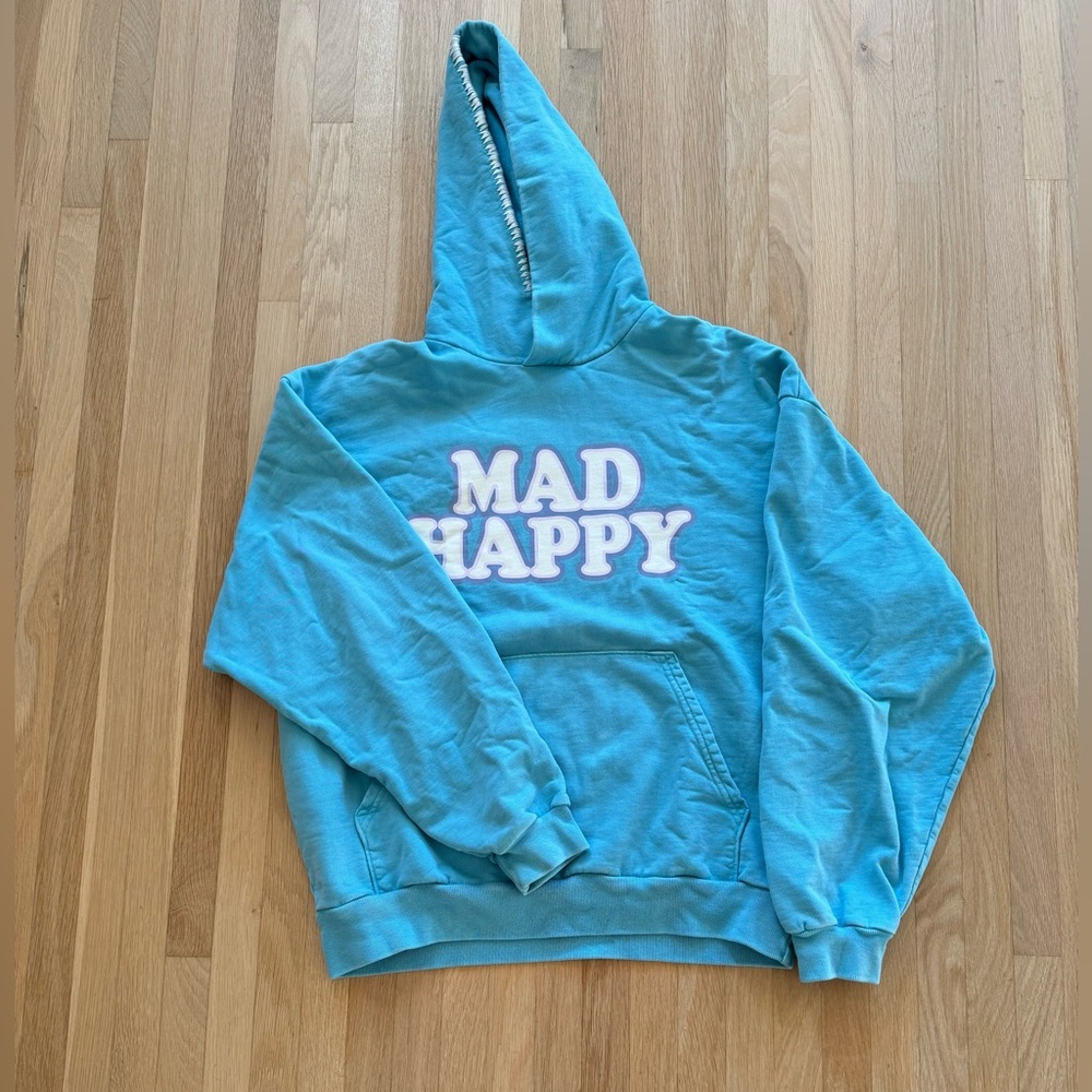 Madhappy Turquoise Blue Logo Hoodie